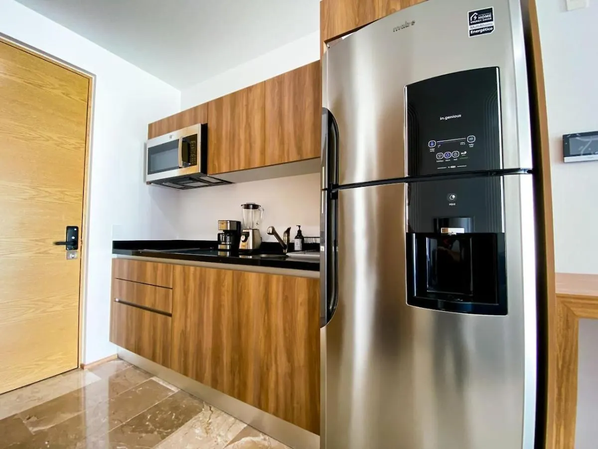 Elegant Studio Downtown With Pool Gym Steps To Beach Playa del Carmen