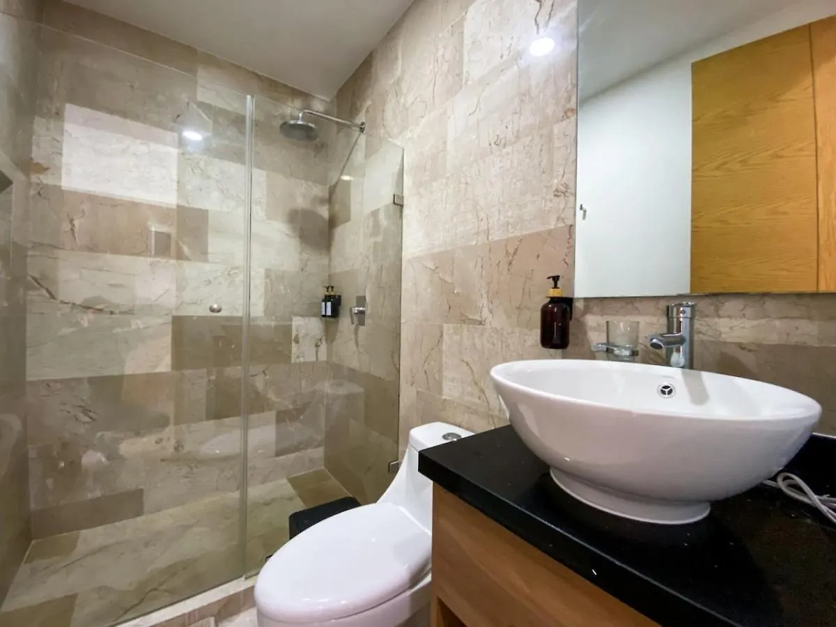 Elegant Studio Downtown With Pool Gym Steps To Beach Playa del Carmen