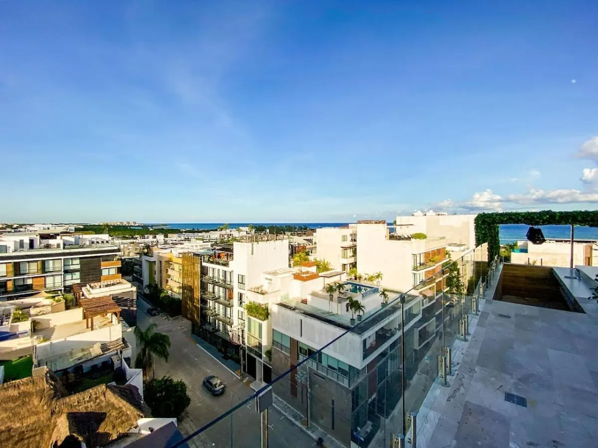 Elegant Studio Downtown With Pool Gym Steps To Beach Playa del Carmen 0*,