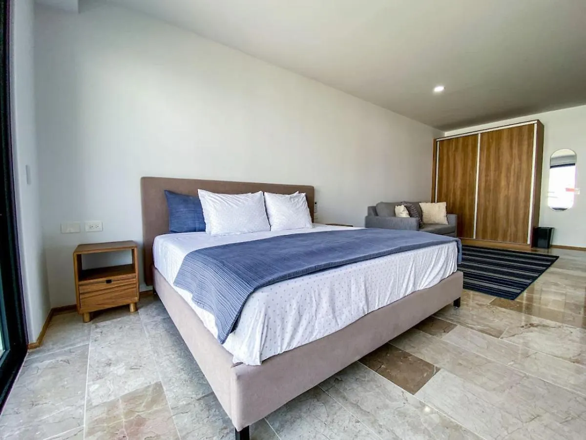Apartment Elegant Studio Downtown With Pool Gym Steps To Beach Playa del Carmen